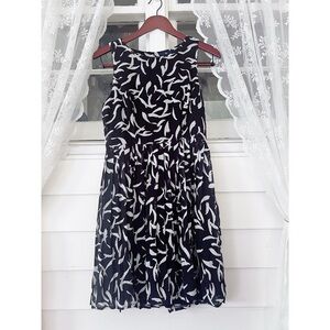 GAP Black and White Halter Sundress Sleeveless
